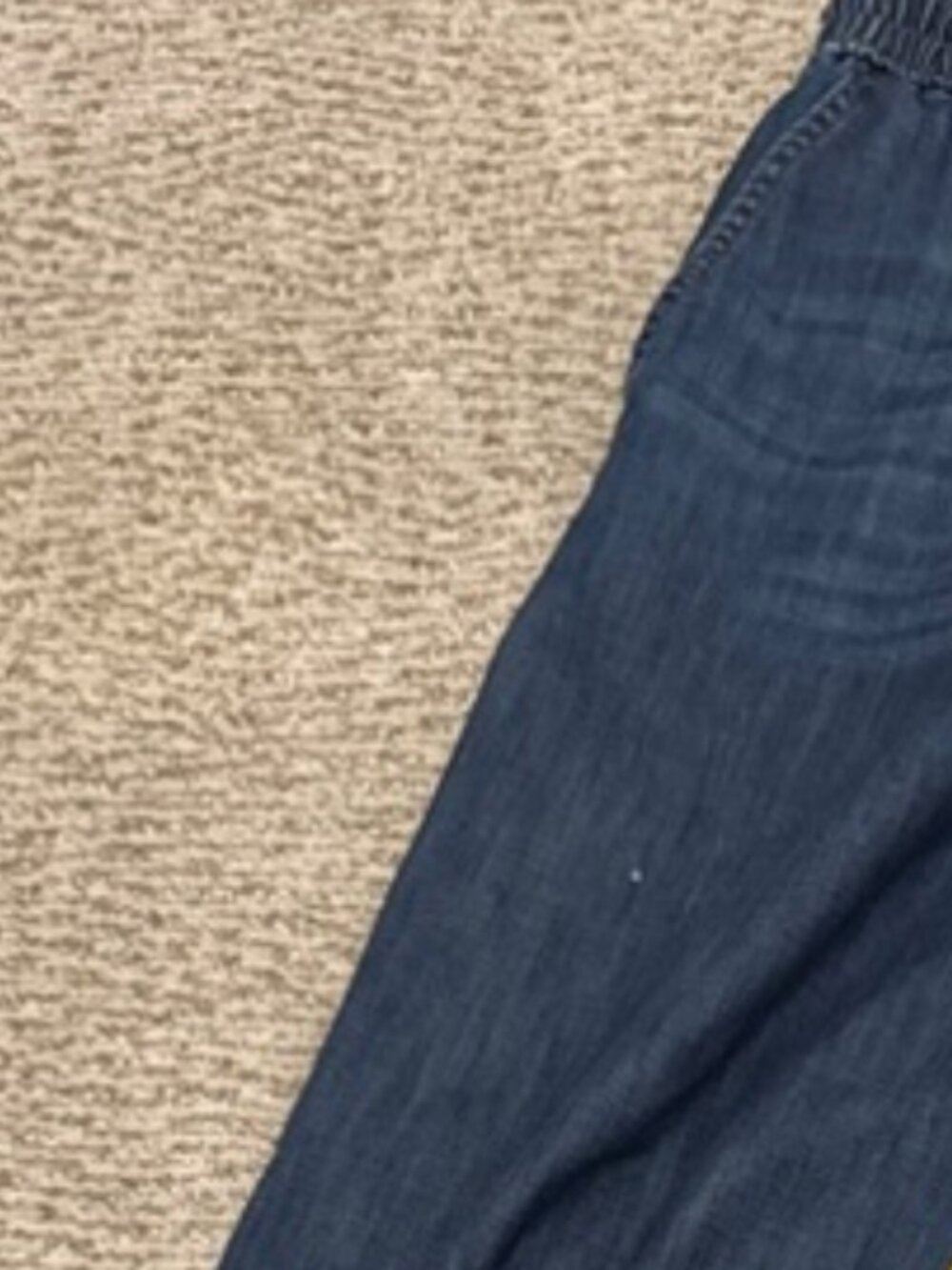 Chico’s Pull On Wide Leg Chambray Pants 8 - Picture 2 of 3